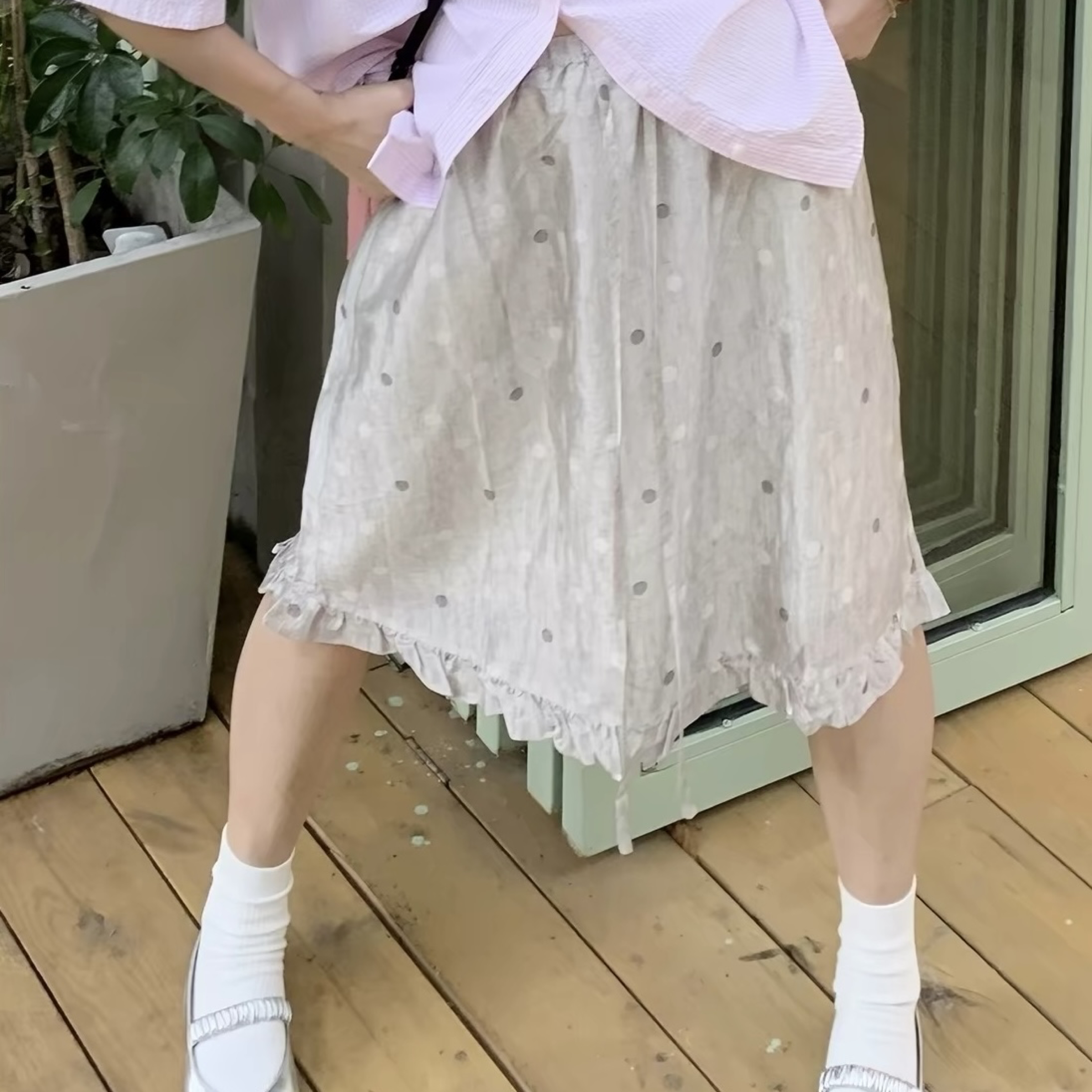 niko and ...日系新款點點裙子