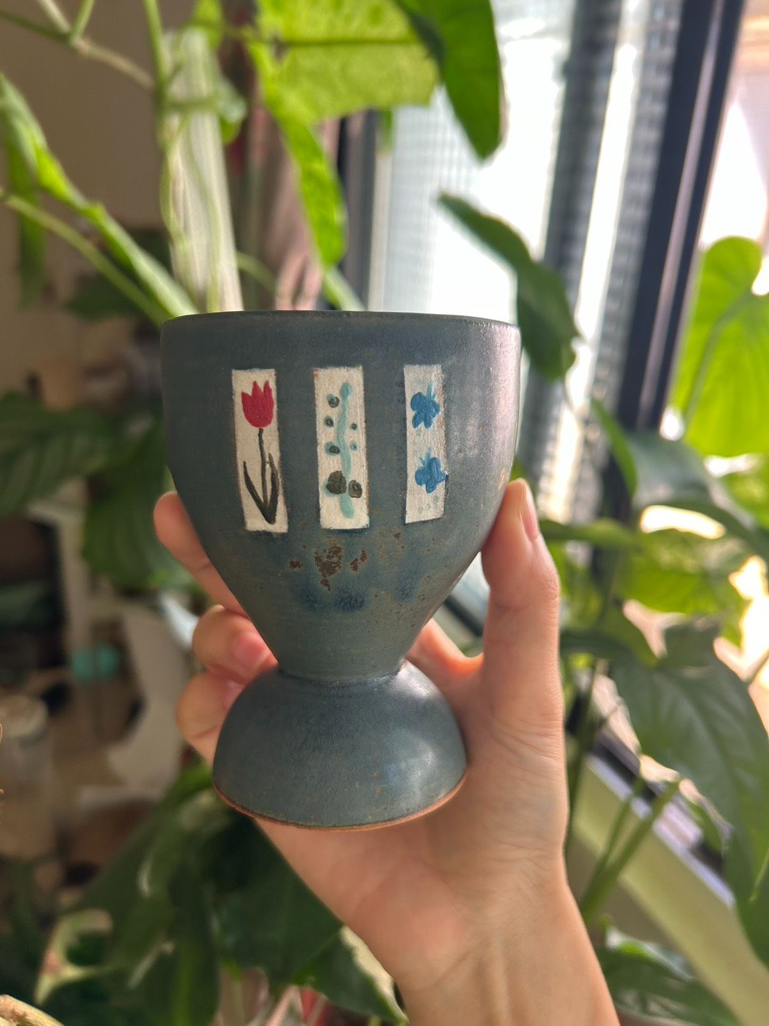 小花園蛋蛋杯
