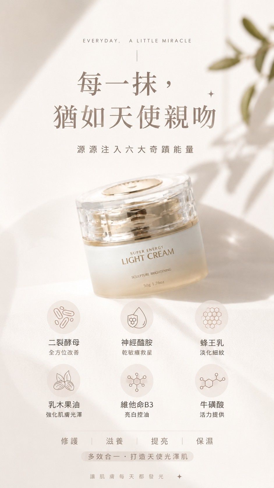 ❤️頂級規格 熊貓熬夜霜