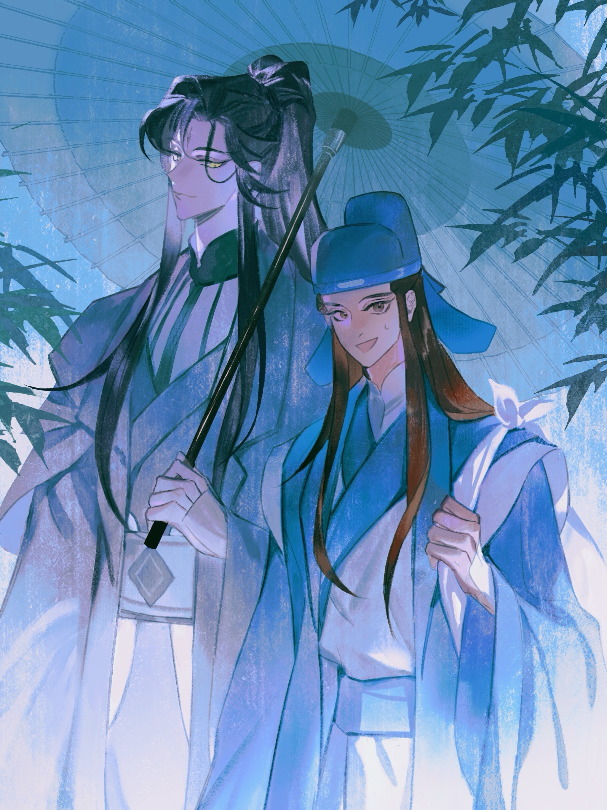 雨拓明信片