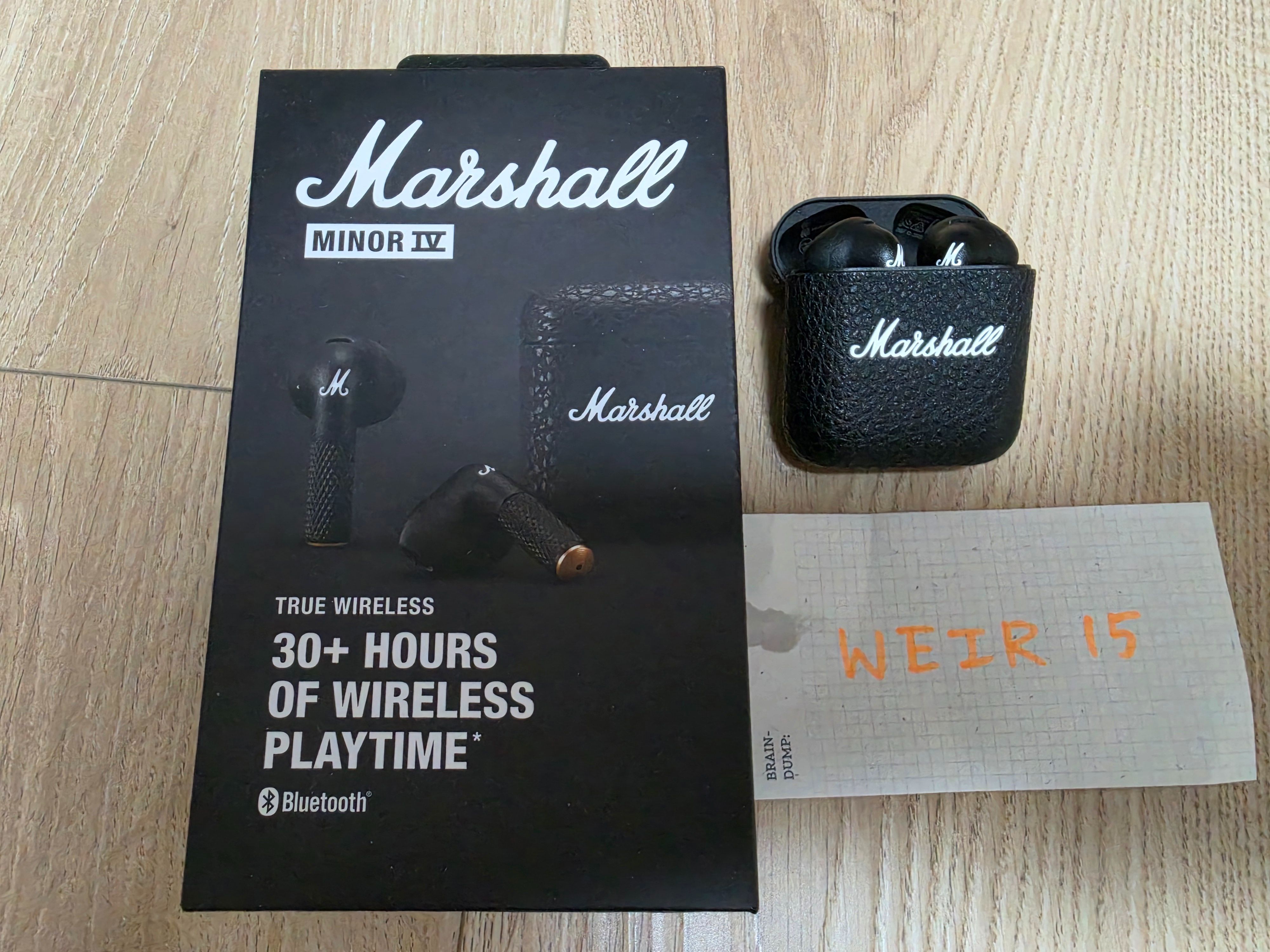 Marshall MINOR IV 無線藍芽耳機