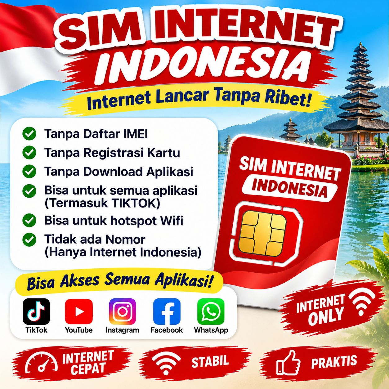 Kartu SIMCard Internet
