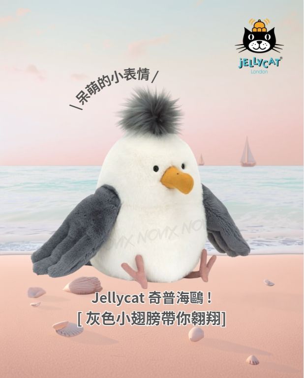 Jellycat 奇普海鷗 玩偶