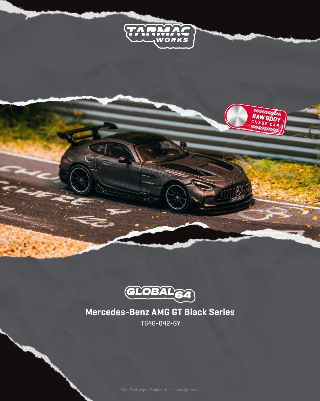 8/9 TWAMG GT Black Series Grey灰色 $370