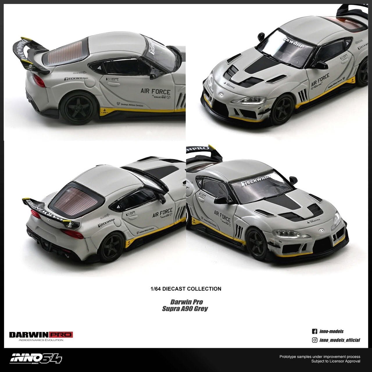 8/10 INNOSUPRA A90 ＂DarwinPRO空軍灰