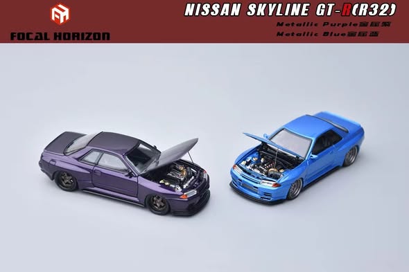8/18 FH 1/64 合金模型 Skyline GT-R R32 Garage Active