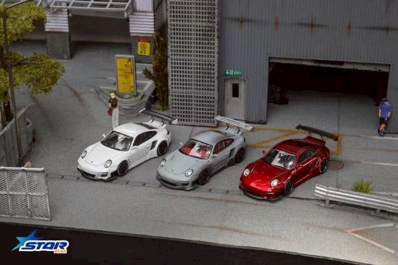 8/18 Star Models 1:64  保時捷 997 寬體改裝版