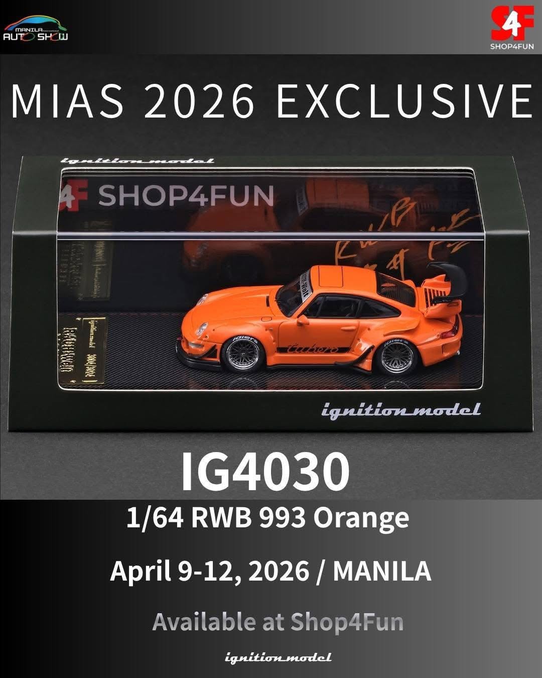 8/18 IG Manila Auto Show 馬尼拉汽車展限定 - 