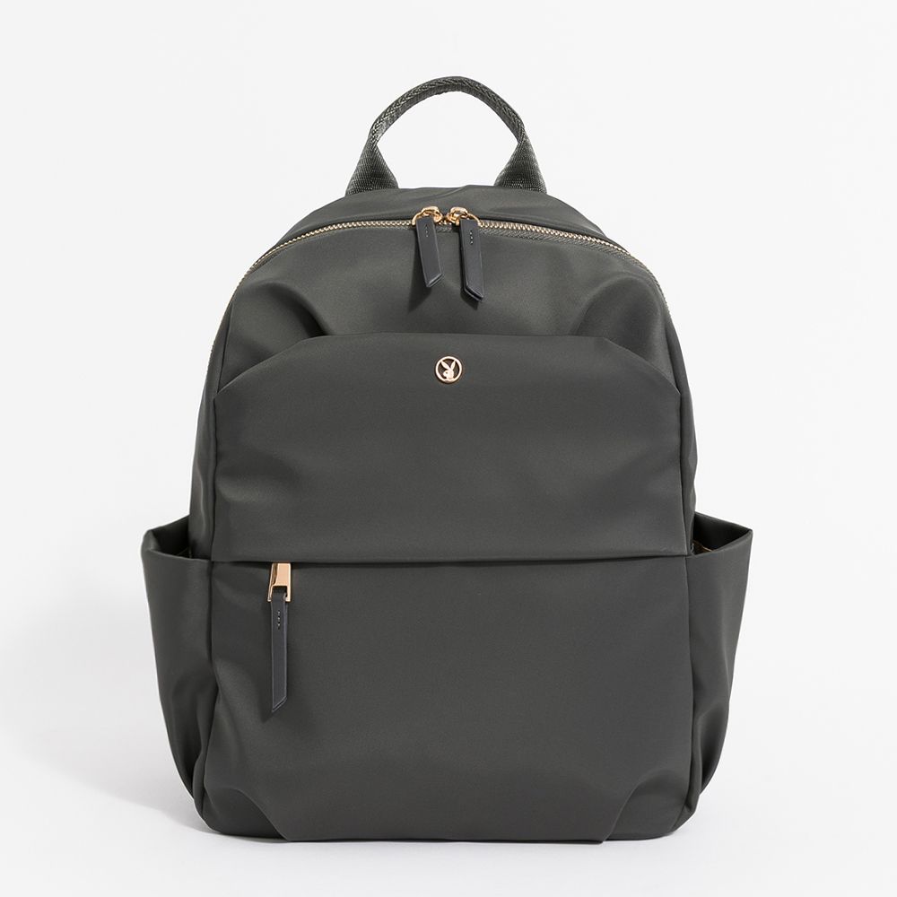 永和維娜 PLAYBOY 尼龍 輕量 後背包 ExplorePack系列 灰色 562-6201-06-8
