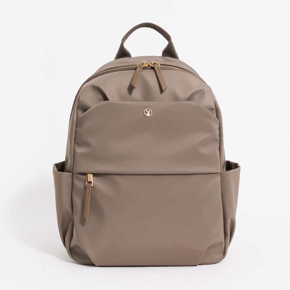 永和維娜 PLAYBOY 尼龍 輕量 後背包 ExplorePack系列 卡其色 562-6201-26-8