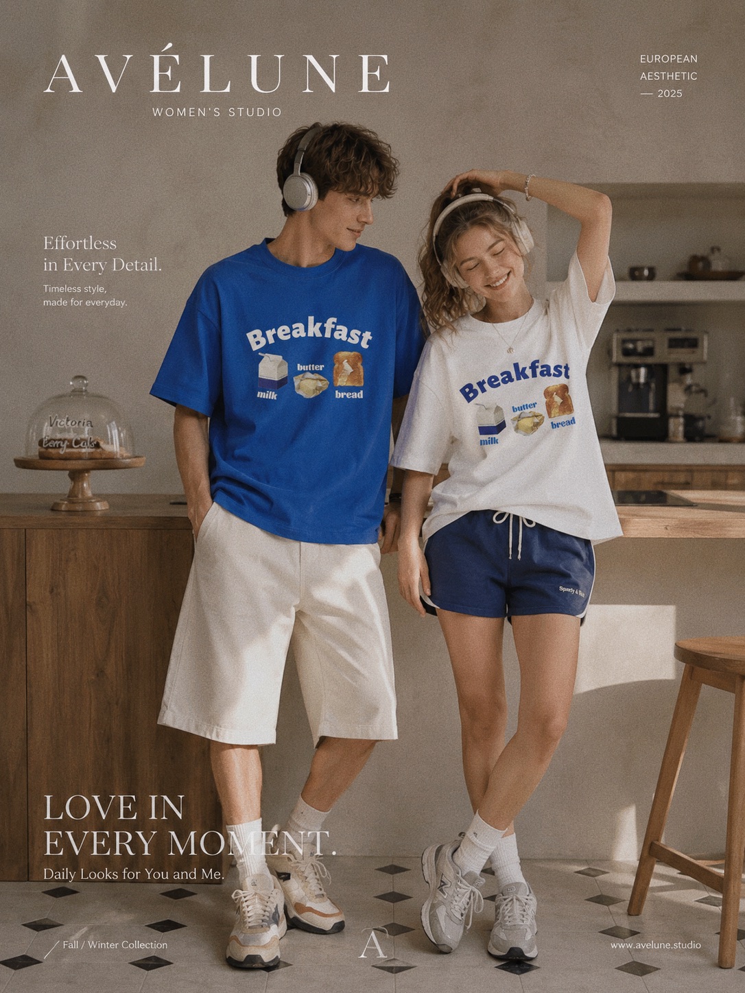 Breakfast Tee｜復古早餐印花 T 恤