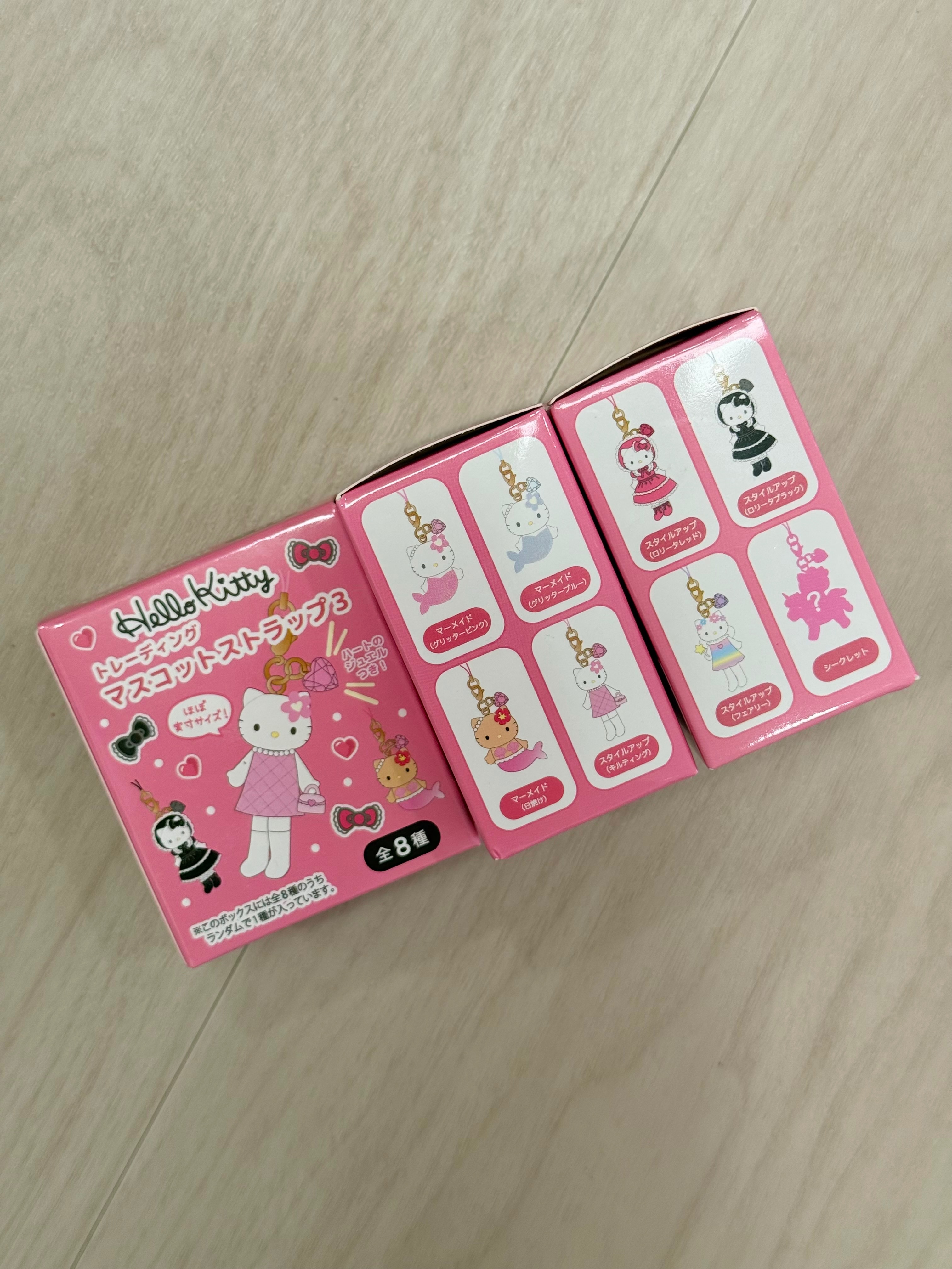 Kitty美人魚、長腿吊飾系列盲盒