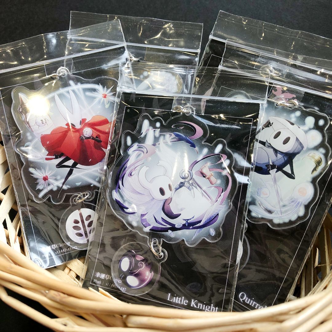 [瑕疵款]【空洞騎士 Hollow Knight】串接壓克力吊飾