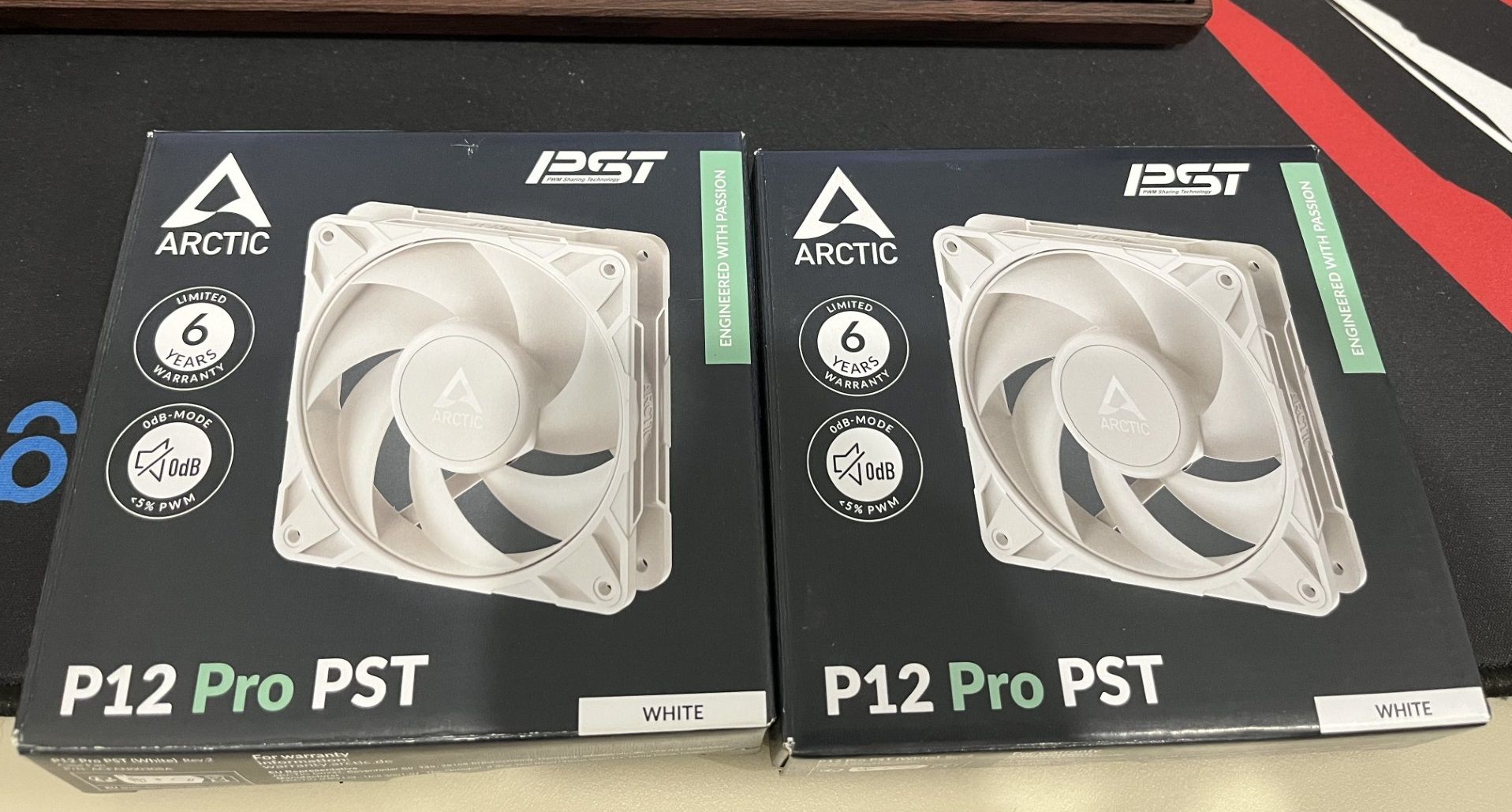 ARCTIC P12 Pro PST 白色x2