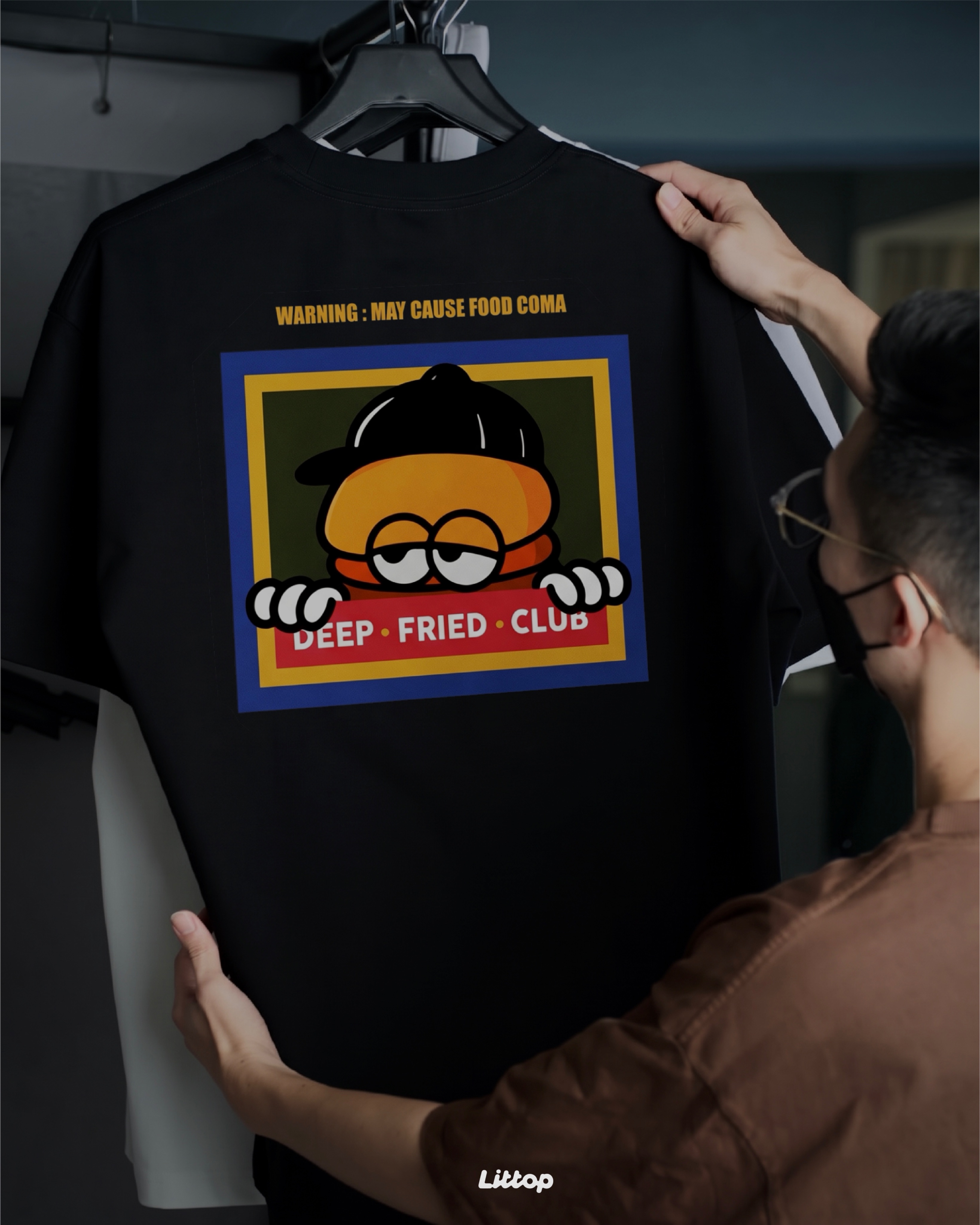 DEEP FRIED CLUB漢堡TEE