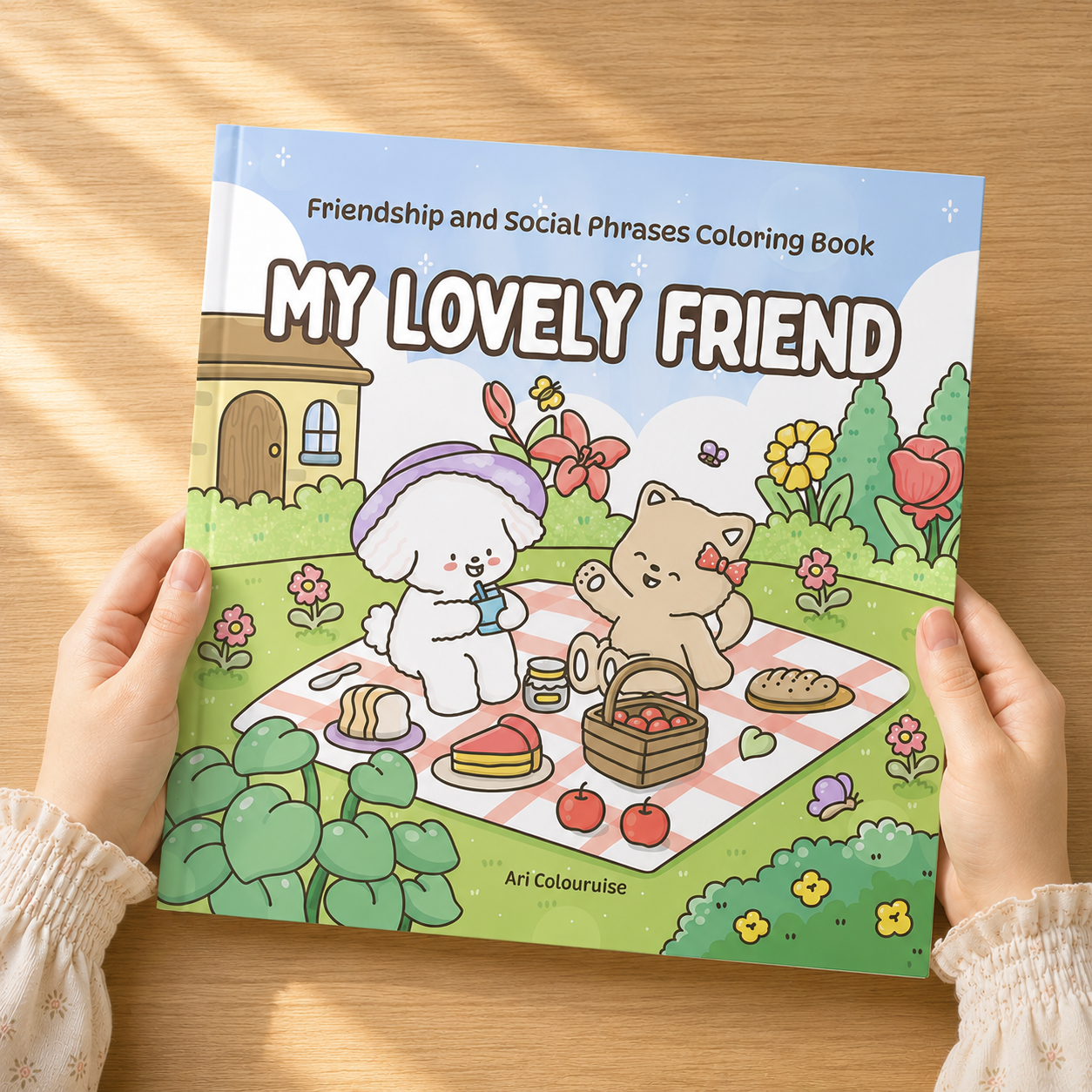 My Lovely Friend: Friendship and Social Phrases Coloring