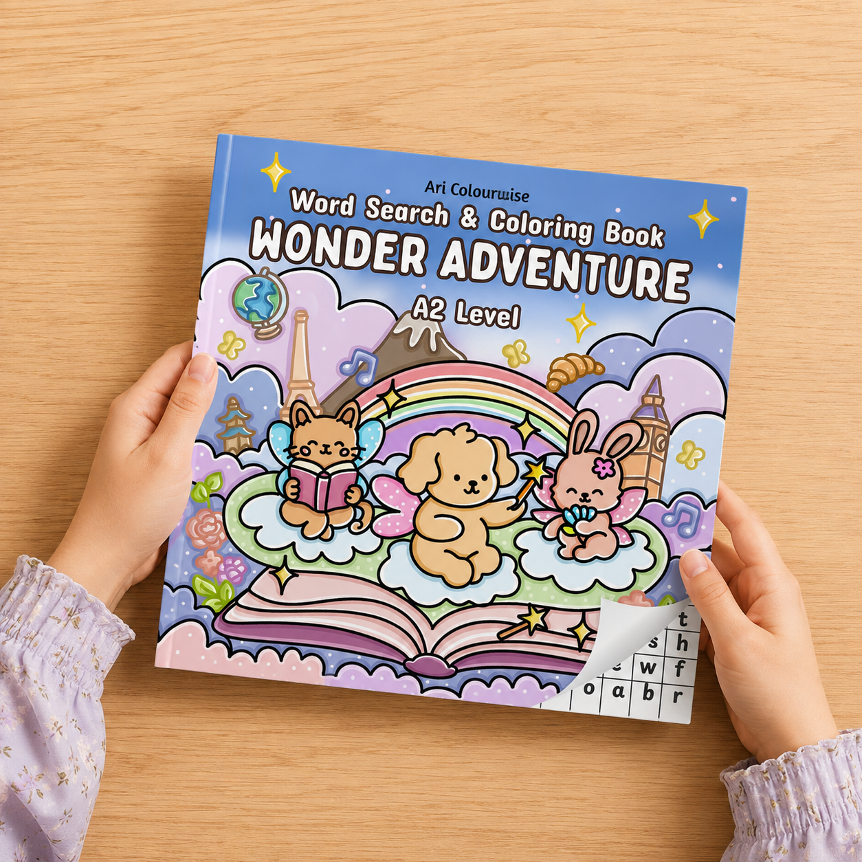 Wonder Adventure: Word Search ＆ Coloring （A2 KET）