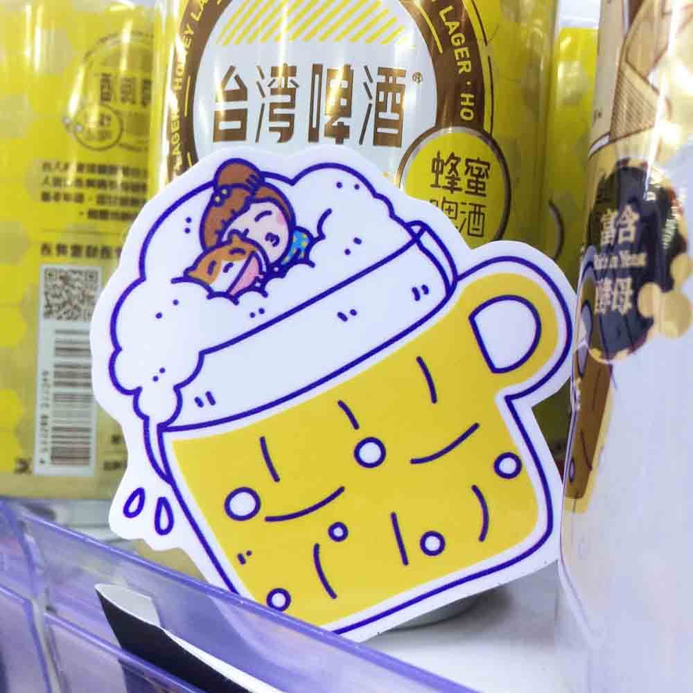 原創插畫防水貼紙｜行李箱・水壺・安全帽（台灣製）｜瓜之家