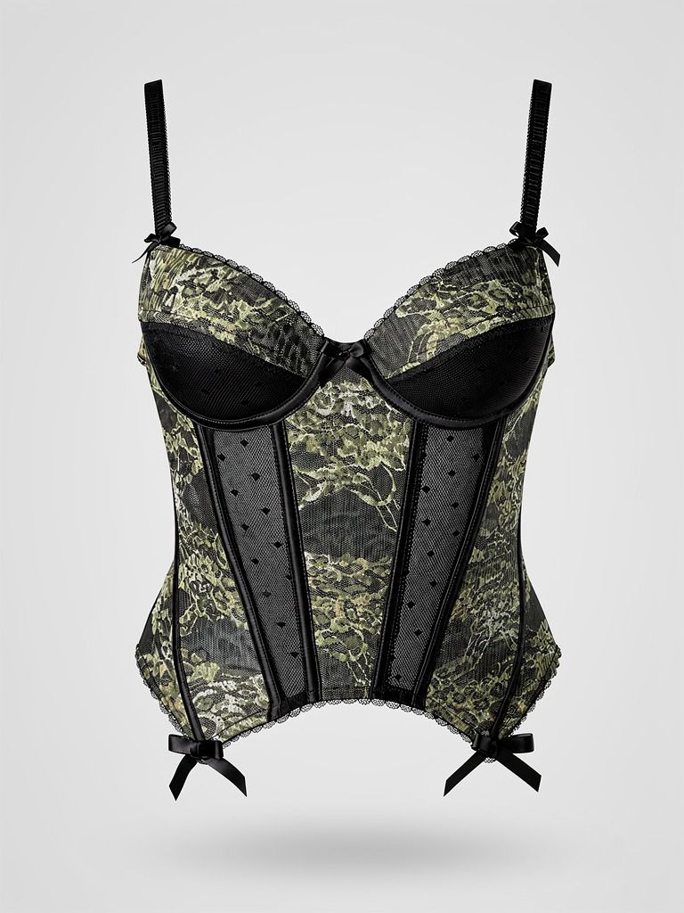 DROP02 Honey Bloom Corset Top