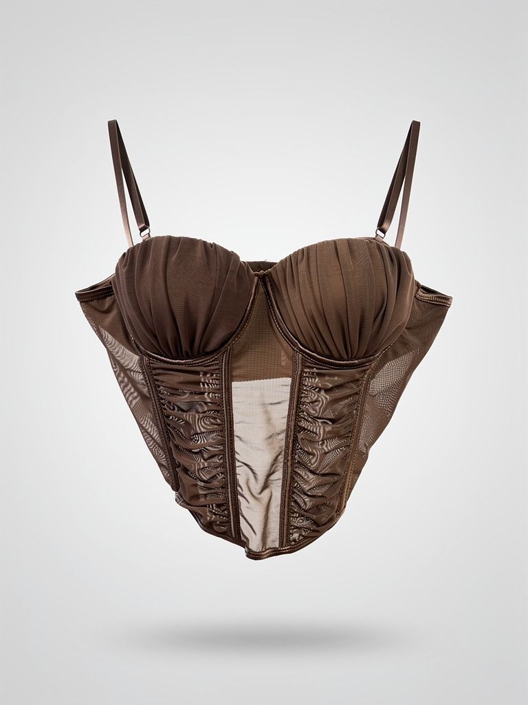 DROP02 Siren Shell Corset Top