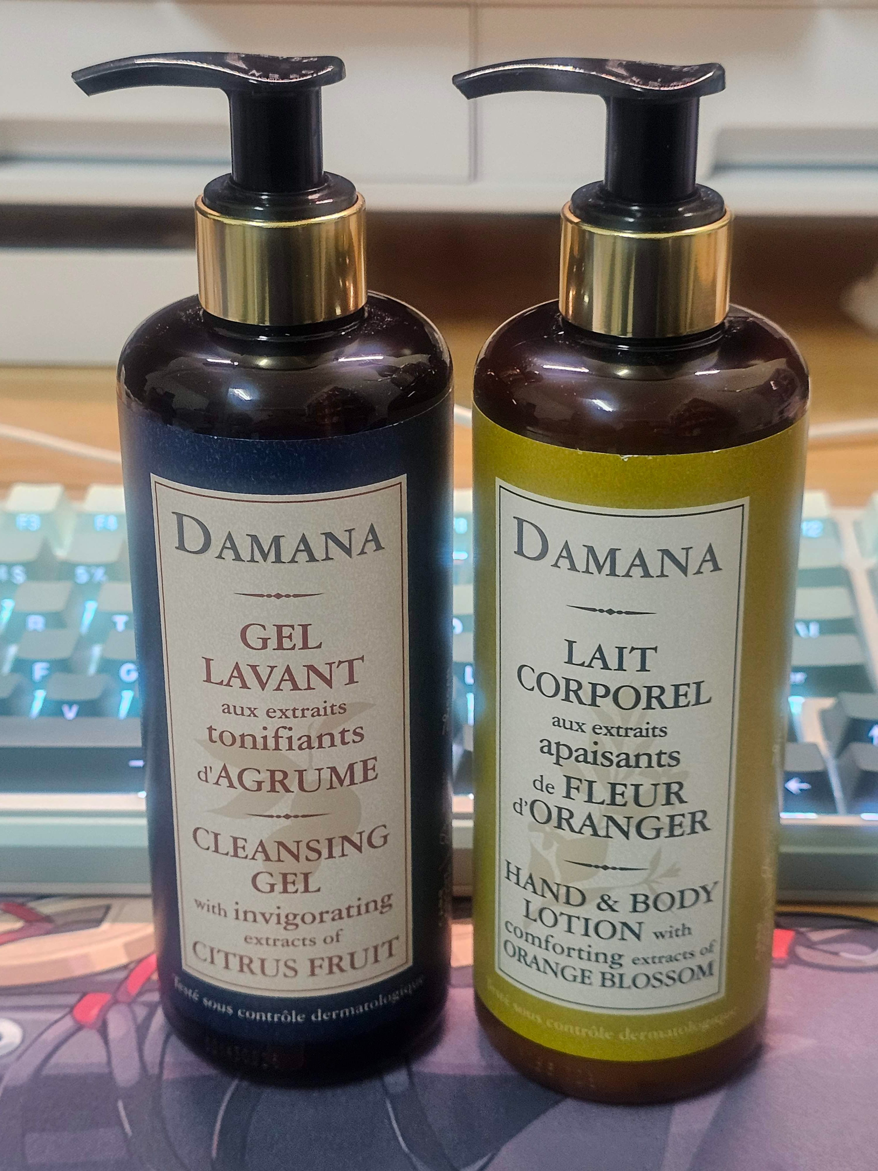 全新 現貨 法國原裝 DAMANA 沐浴乳 潤膚乳 台灣巴藜寶媞正品