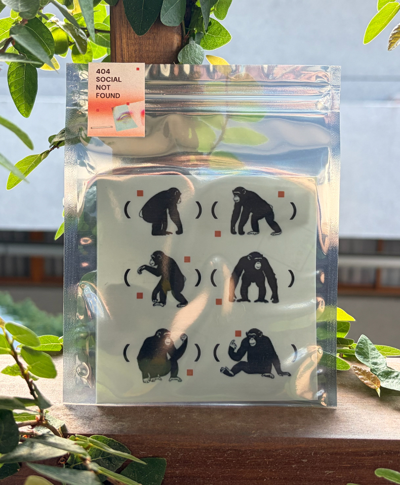 紋身貼紙｜黑猩猩