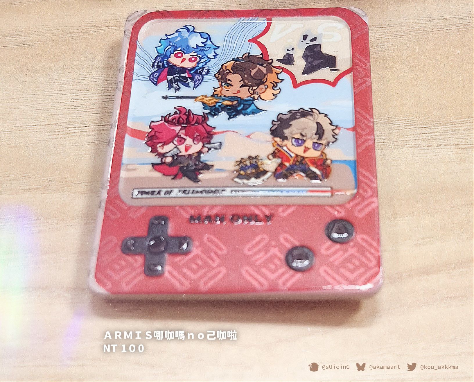 哪咖馬no己卡拉Gameboy造型徽章