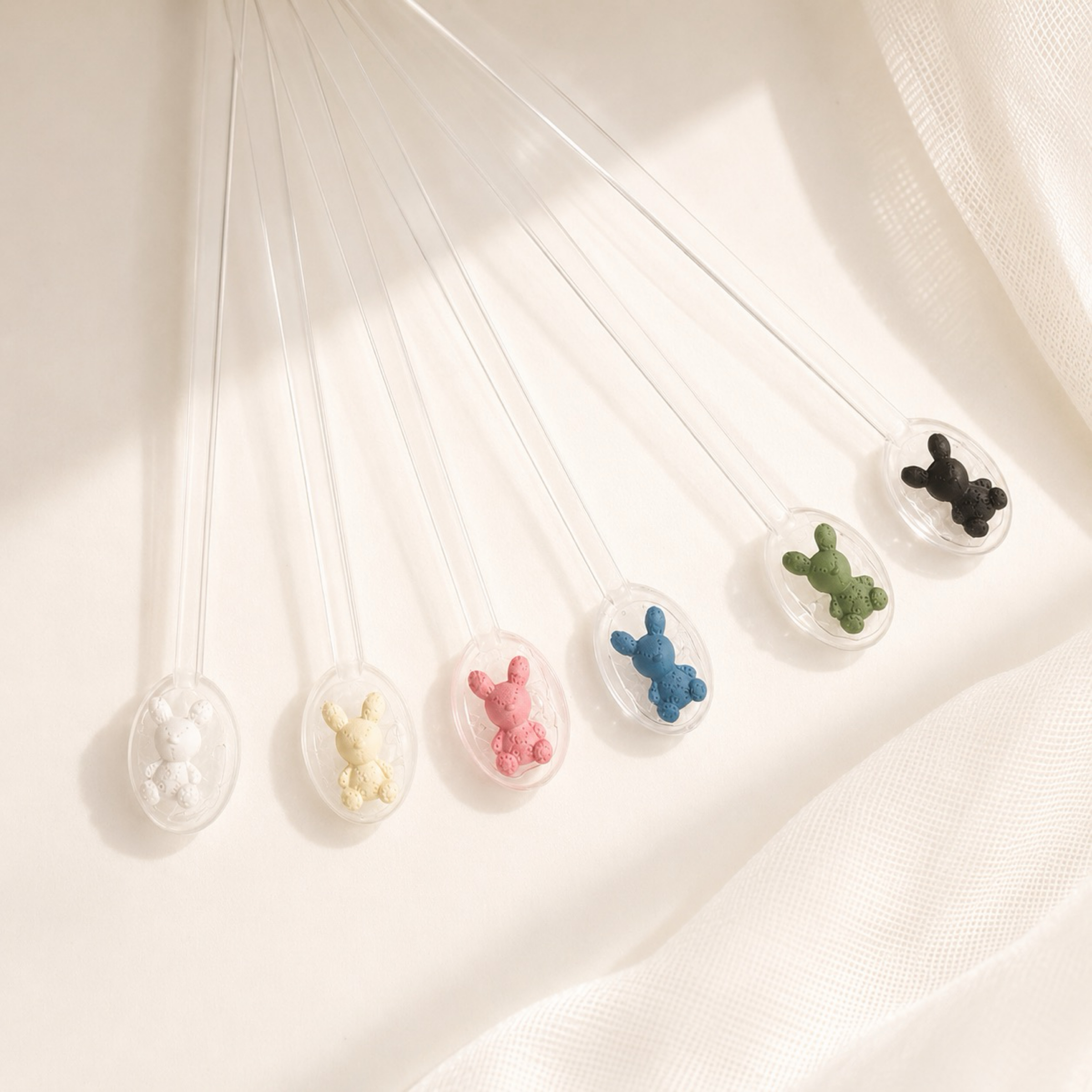 台灣現貨✨日系美甲飾品 立體兔兔 小兔子美甲 可愛美甲飾品 卡通美甲素材 立體美甲配件 美甲用品指尖材料所1-4