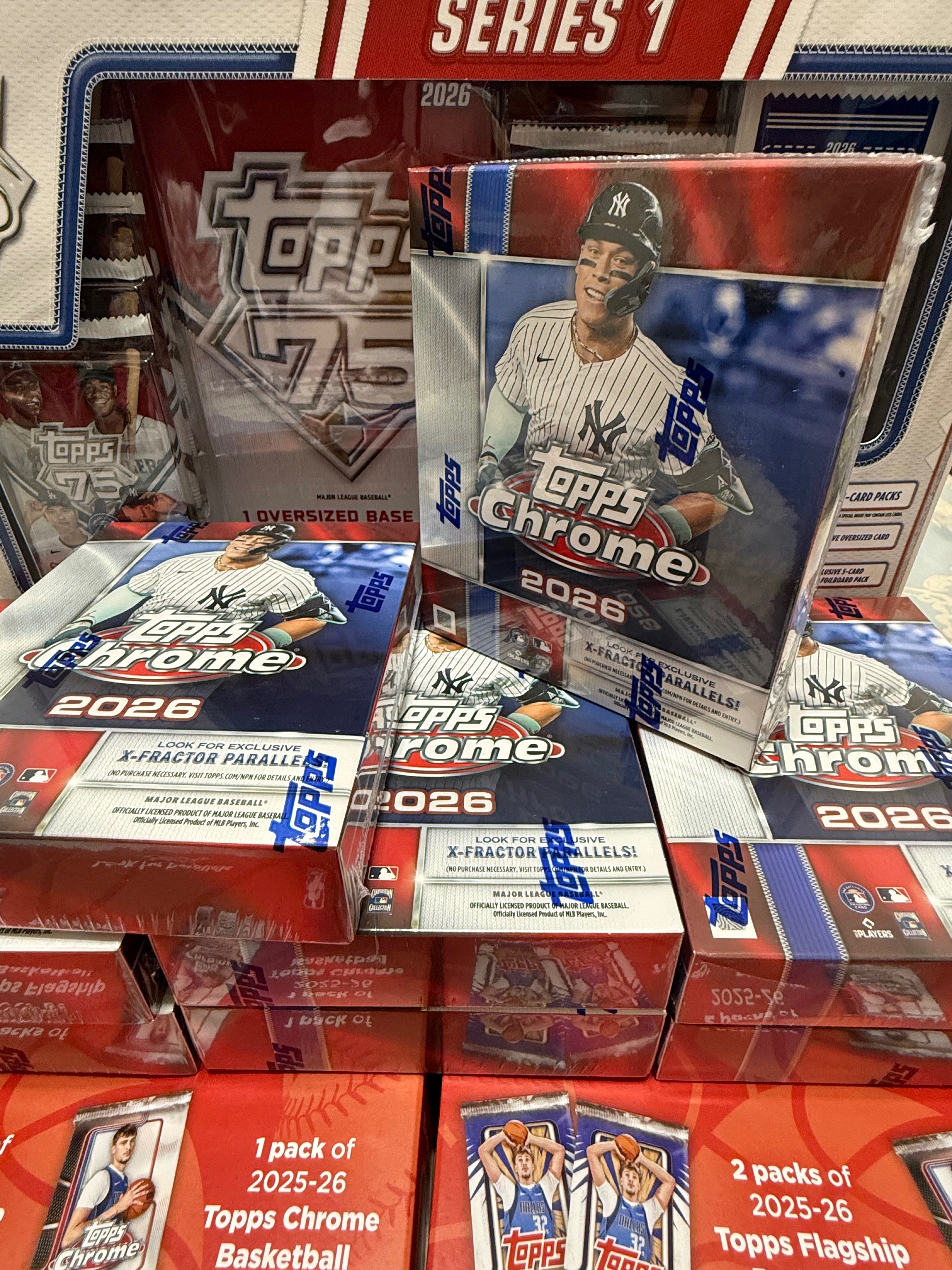 Topps chrome baseball mega