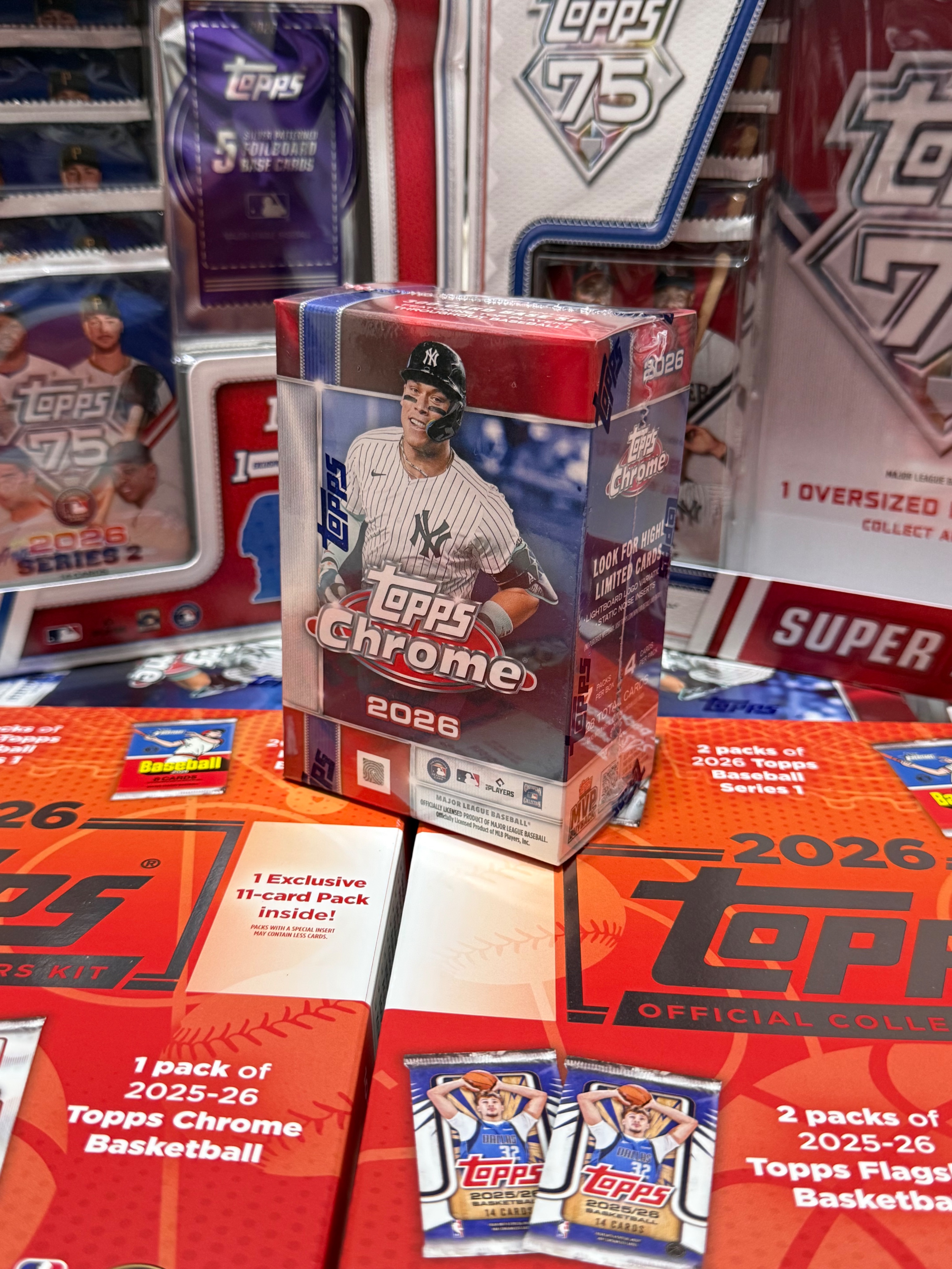 Topps chrome baseball value