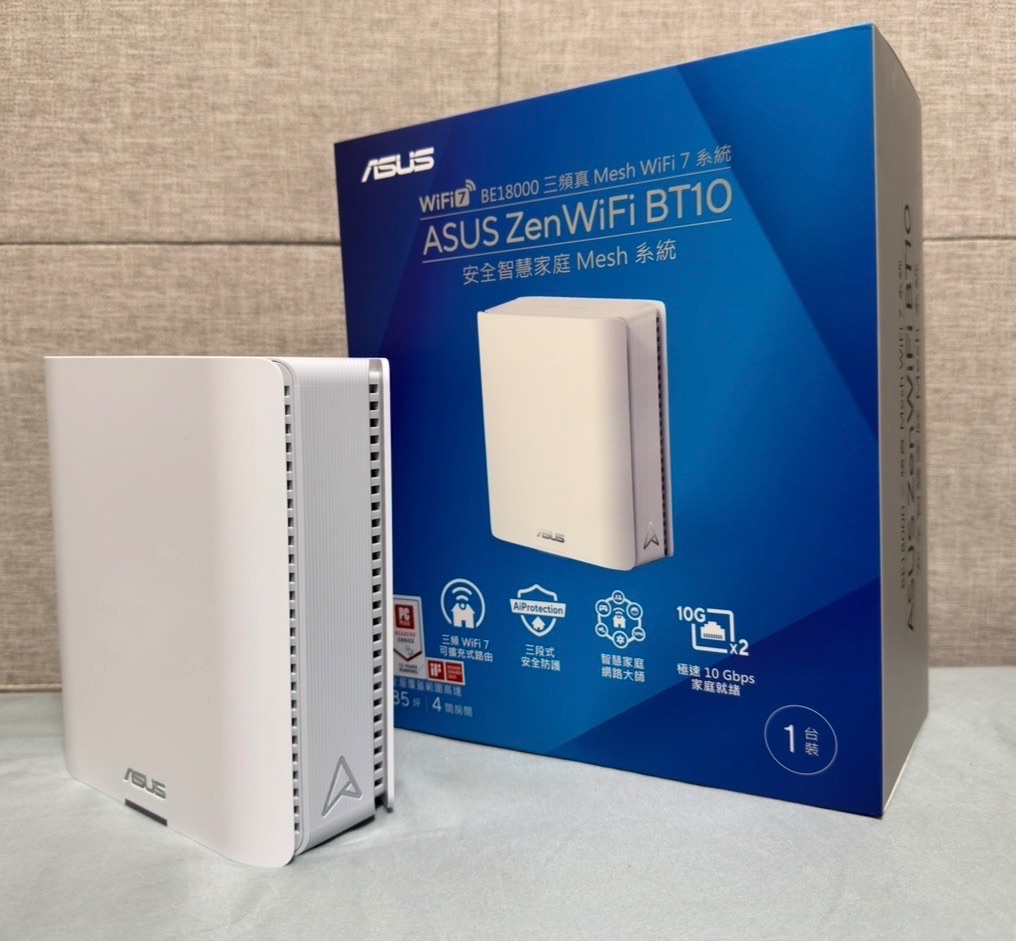 （二手）ASUS 華碩 ZenWiFi BT10 wifi 7 Mesh 三頻路由器