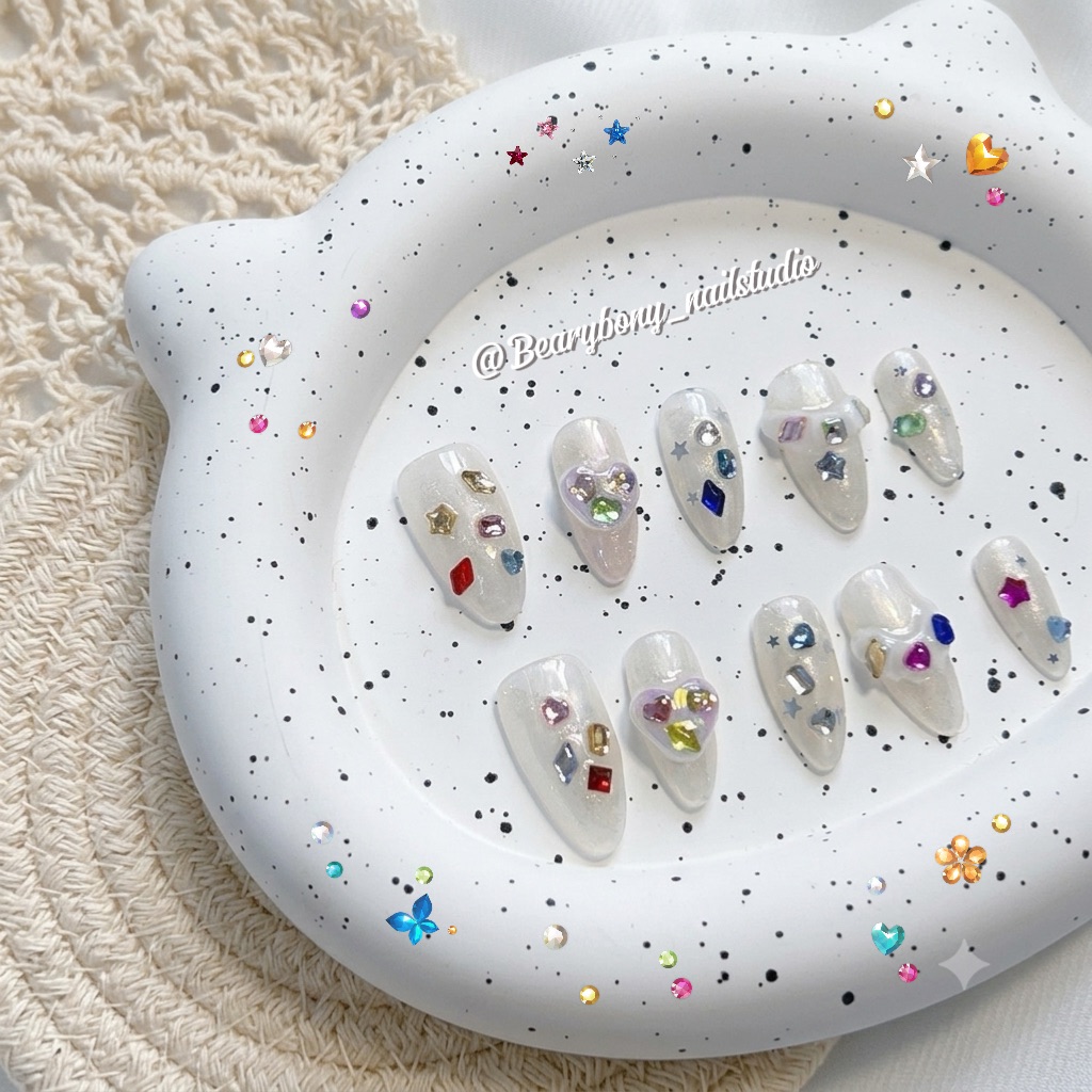 Bedazzled nails