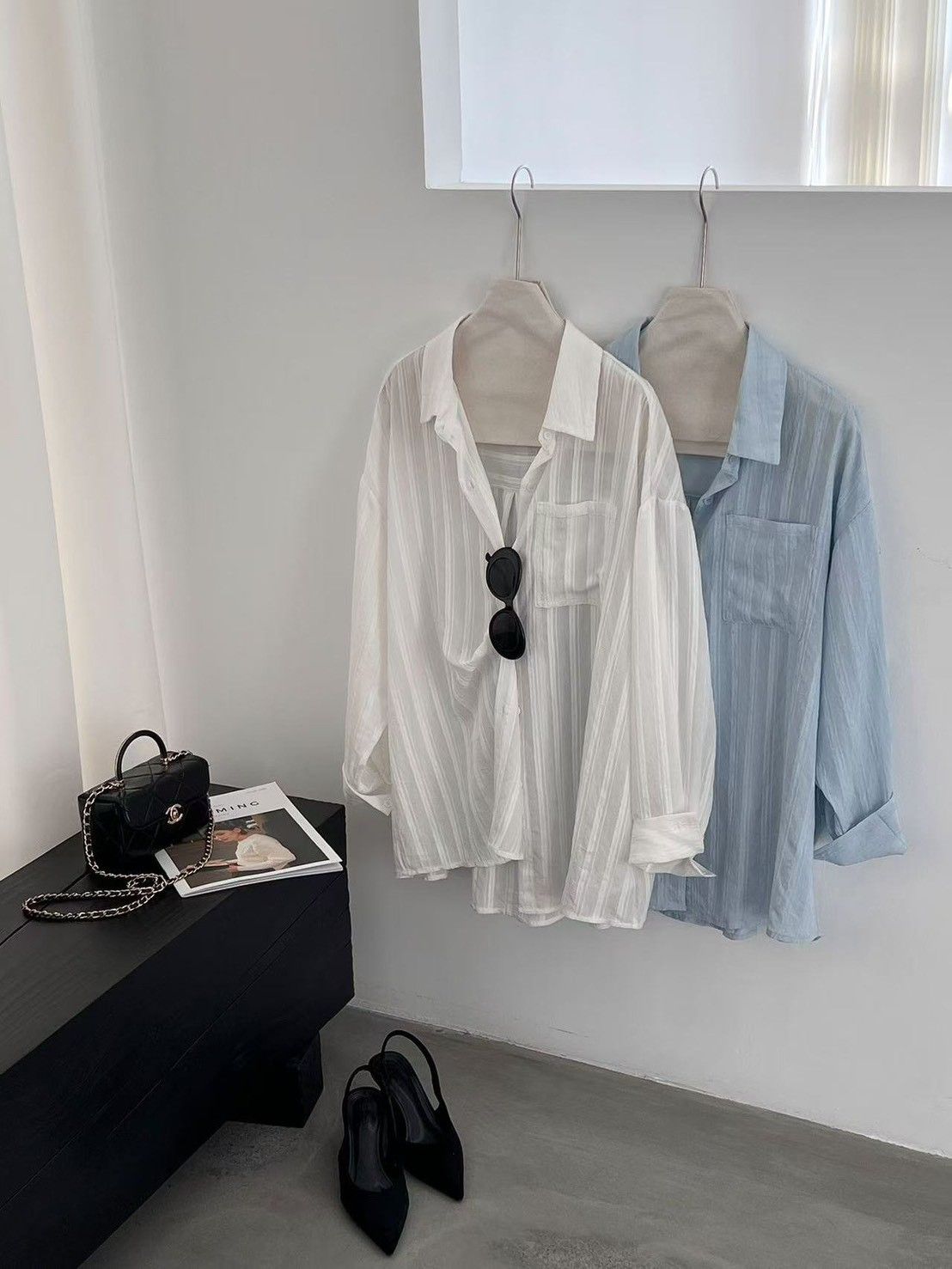 喬妹同款！寬鬆氣質襯衫