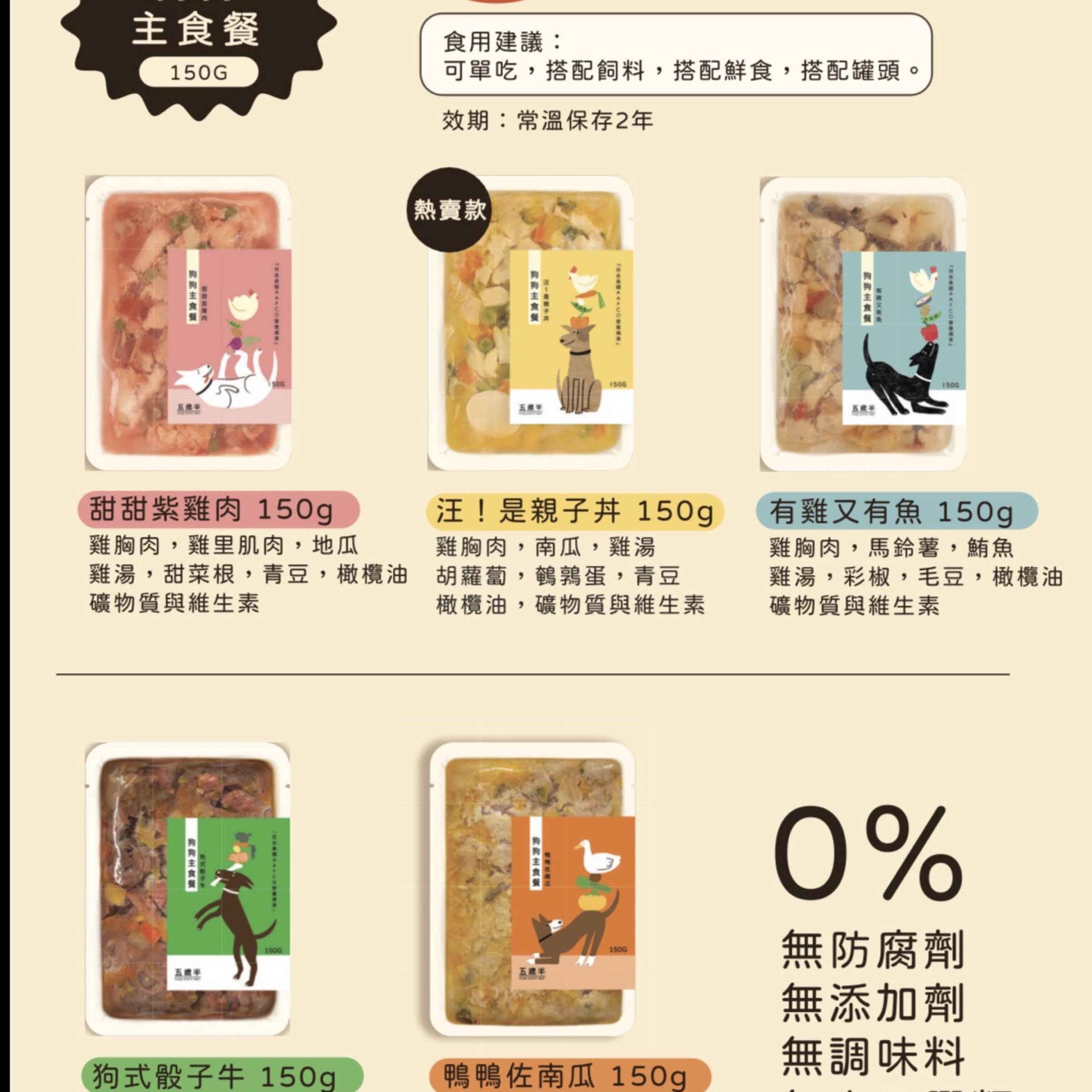 狗狗鮮食主食餐包