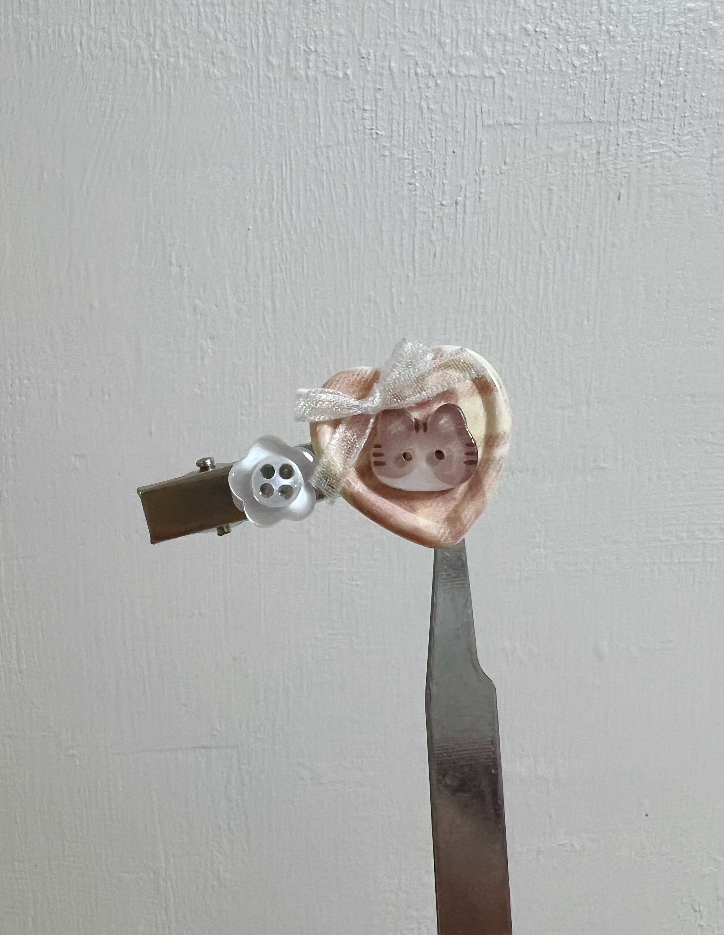 動物系列_鈕扣髮夾