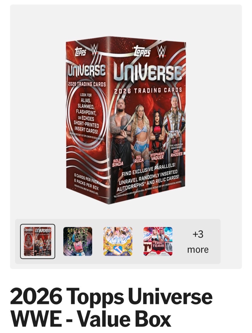 2026Topps Universe WWE Value Box