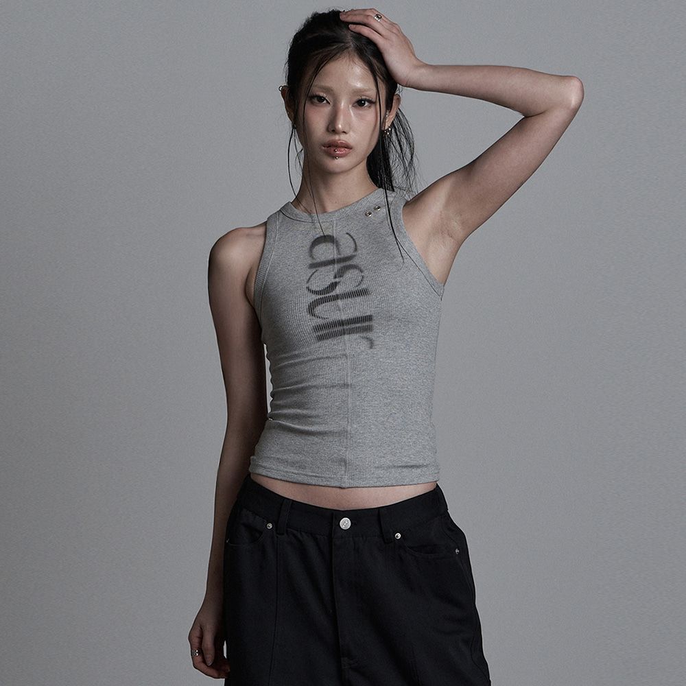 소잉 턴 로고 슬리브리스 Logo背心