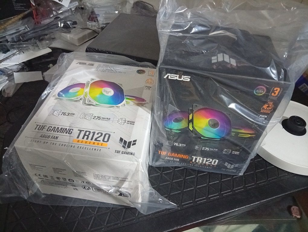 【現貨便宜】華碩 TUF GAMING TR120 FAN ARGB REVERSE WHITE 3IN1