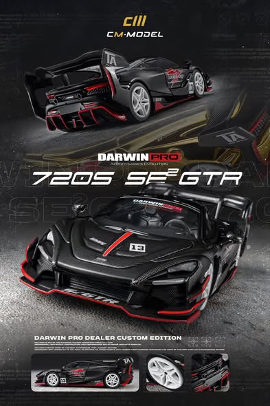 8/28 CM Model 1/64 特別版 
DarwinPRO McLaren 720s Se²GTR