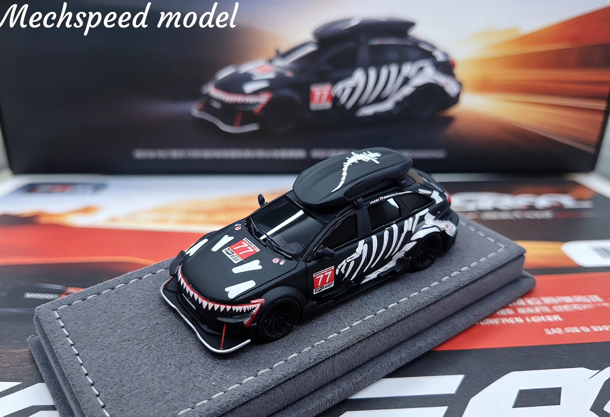 8/30 MechSpeed 1/64 Audi RS6 Avant 樹酯模型