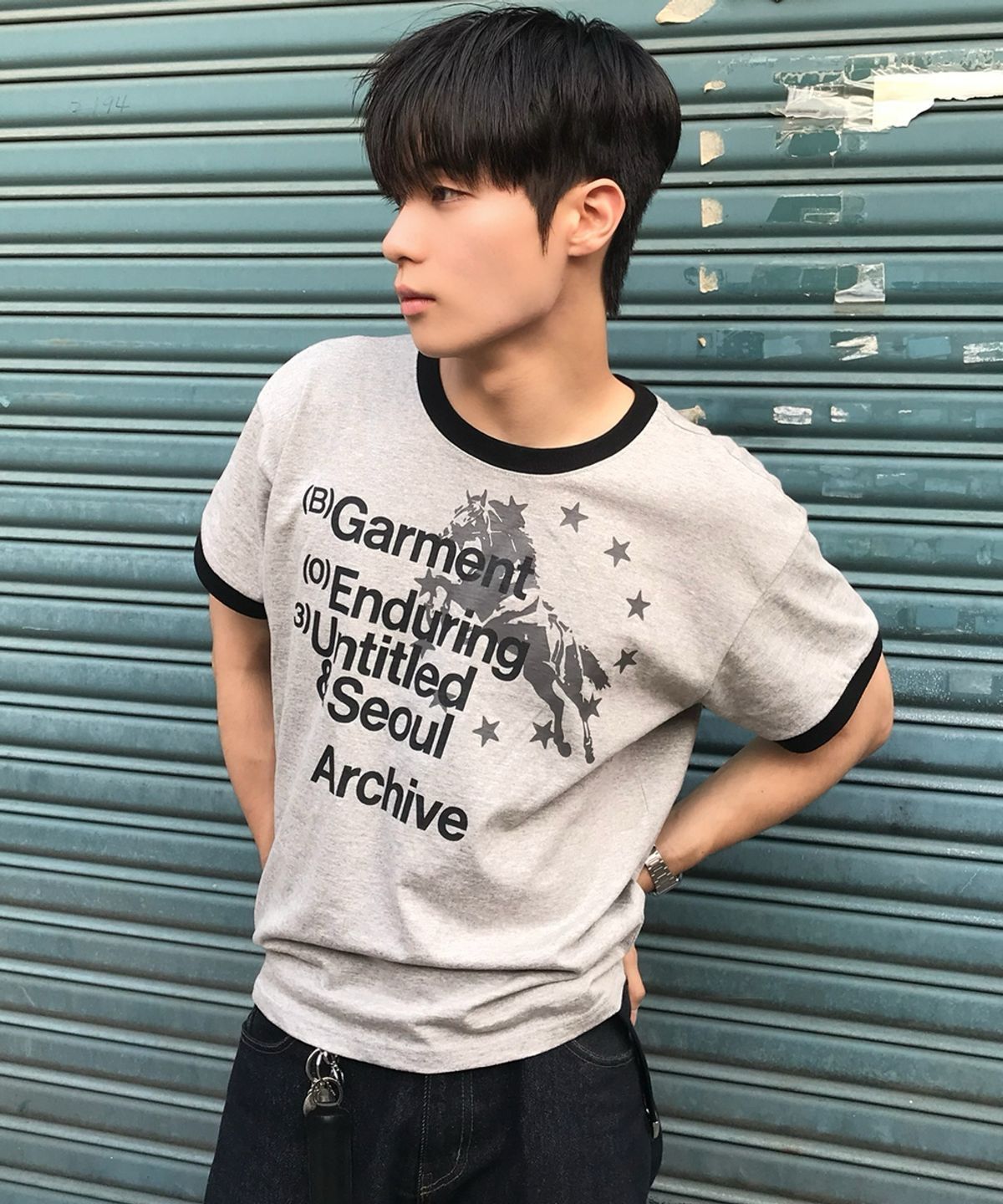 Archive Unicorn Ringer Crop Short Sleeve