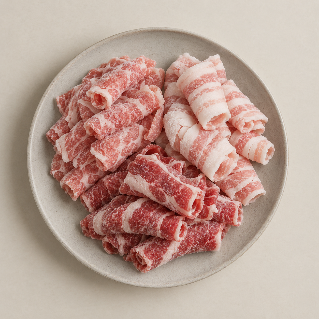 國產梅花、去皮五花、牛培根火鍋片 1KG