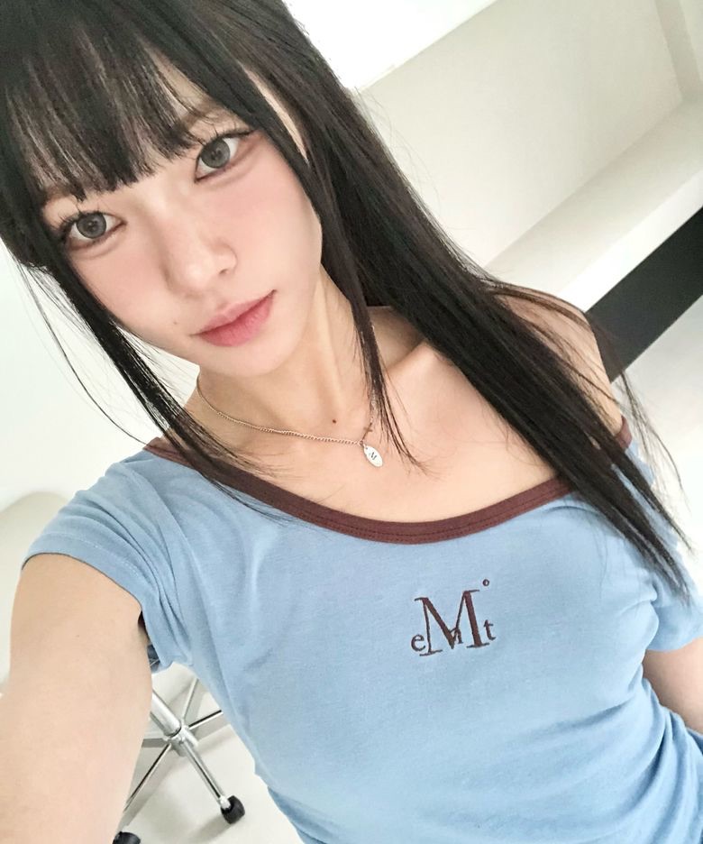 VIOLA ONE SHOULDER UNBALANCE SHIRRING HALF T （2COLOR） 비올라 원