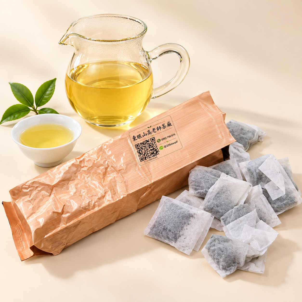 台灣高山烏龍茶包｜原葉磨碎茶包｜產地溯源 | 30包2.5克重 | 原價300元  推廣價199元 限量300包