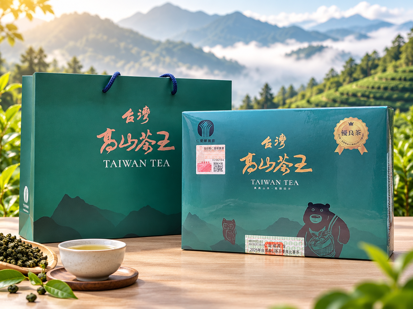 仁愛鄉農會優良獎｜2025春茶 青心烏龍｜輕焙火｜150g×2罐 | 行情價 1800元 優惠價 1400元
