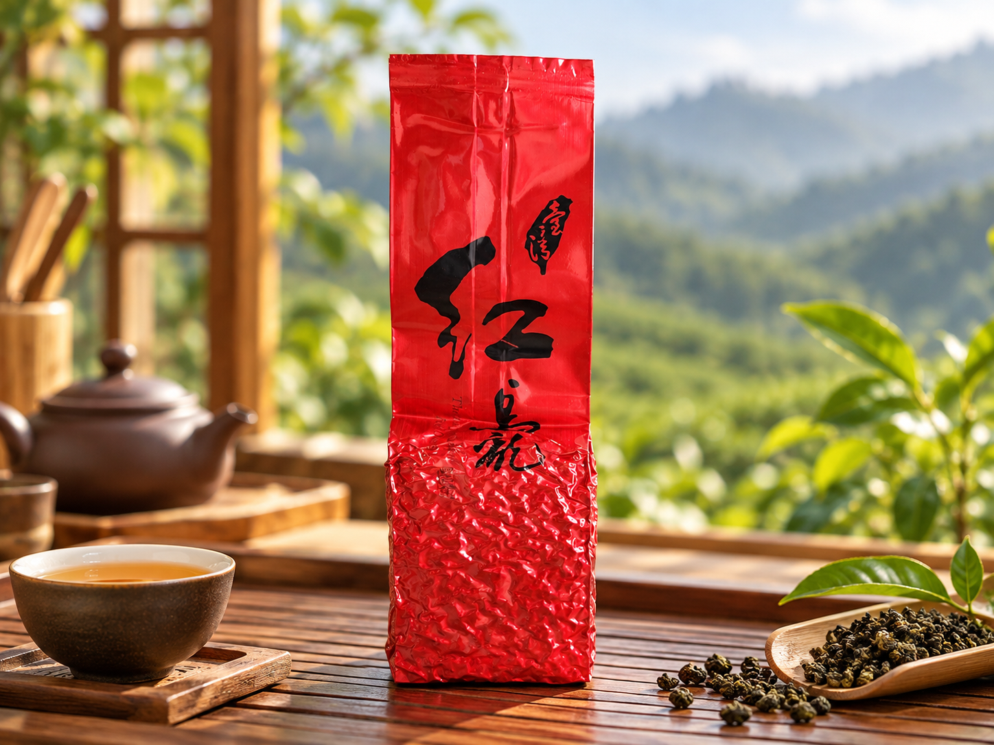 【清境東眼山，高老師茶園】手採高山蜜香紅烏龍｜蜜香熟果香 | 重烘焙醇厚 | 青心烏龍品種｜產地溯源｜有身分證明的茶