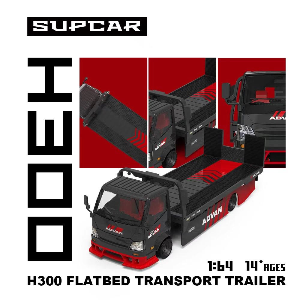 9/10 SC H300 平板運輸拖車 Advan 