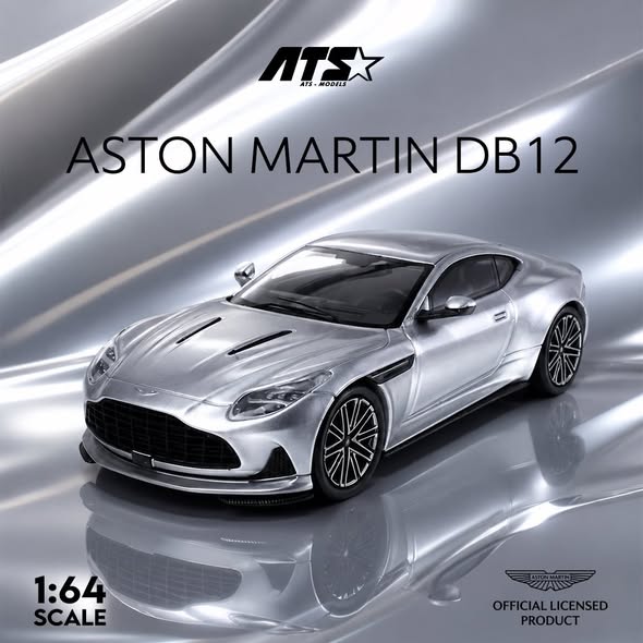 9/10 ATS 1/64 ASTON MARTIN DB12 Lightning Silver