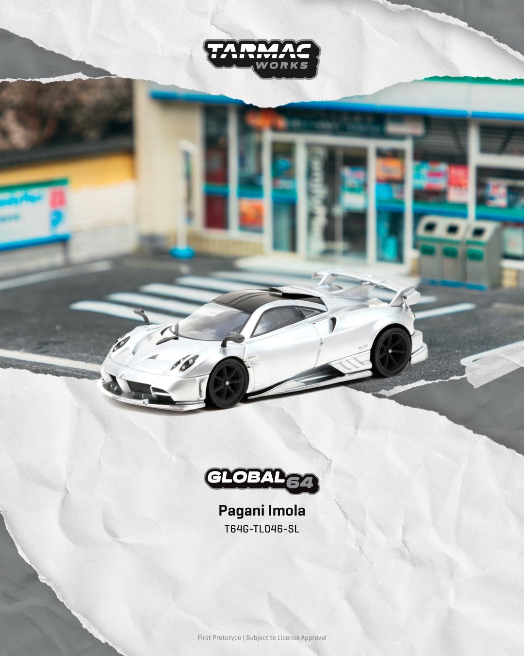 9/17 Pagani Imola Matt Silver T64G-TL046-SL