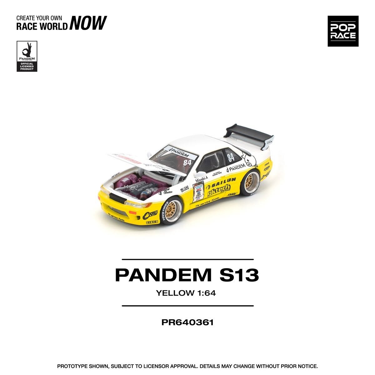 9/22 PR640361  PANDEM SILVIA S13 2020 D1 LIGHTS YELLOW/WHITE